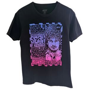 UFC Sean OMalley T Shirt Mens Medium Black Sugar Sean Graphic Tee MMA